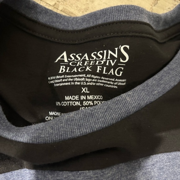 Assassins Creed IV Black Flag Long Sleeve Tee-Sz XL - Picture 4 of 4